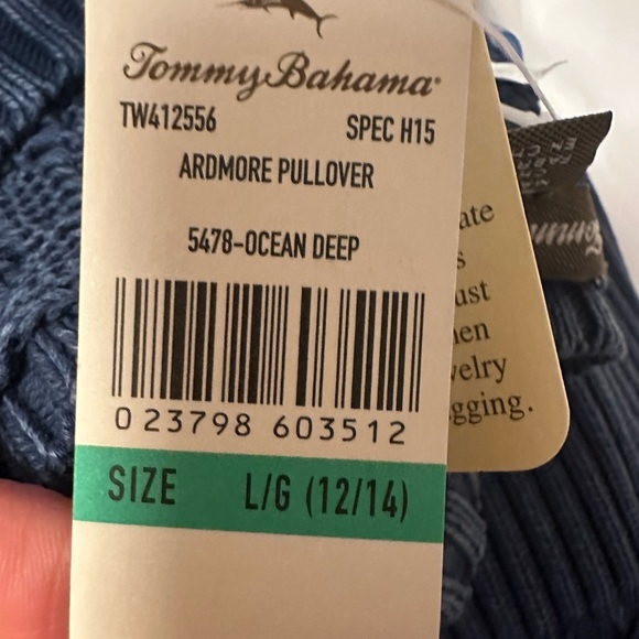 Tommy Bahama NWT Women’s Armoire Pullover Sweater Size L (c5 - Picture 7 of 11
